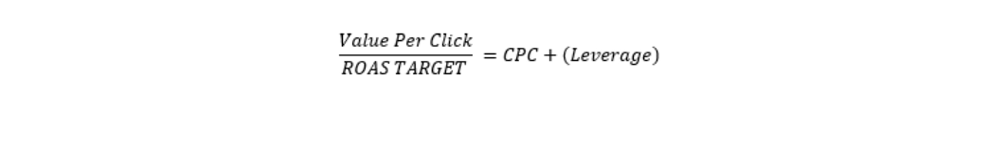 value per click roas target google shoppping